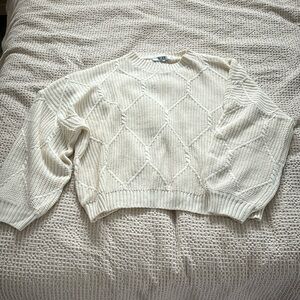 Grey bandit Logan balloon sleeve sweater